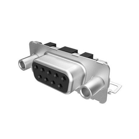 Fci D Subminiature Connector, 25 ContactS, Female, 0.109 Inch Pitch, Press Fit Terminal, No 4-40 D25S82C6GV00LF